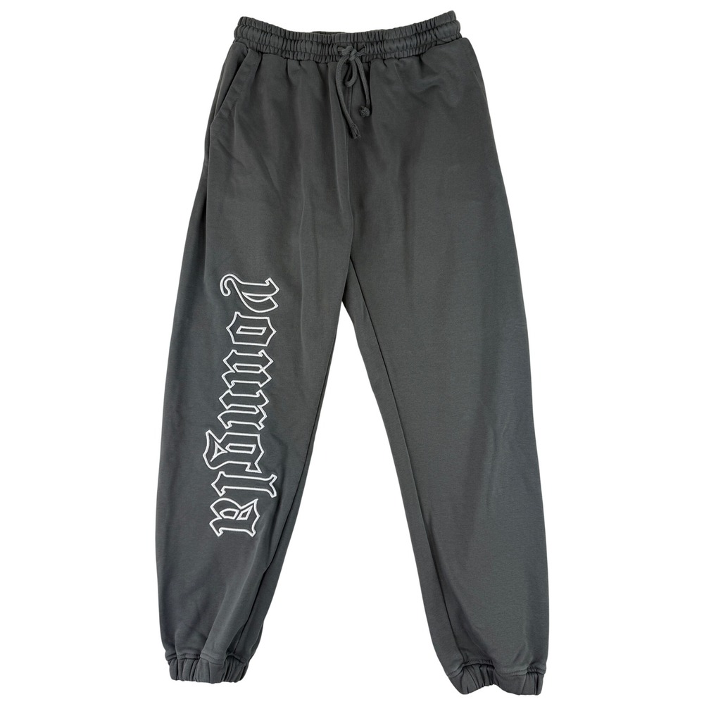 YoungLA Sweatpants Mens Large Gray 256 Old English Logo Joggers YLA2646